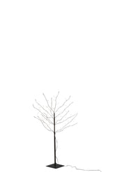Tree Bare+Led Black Metal