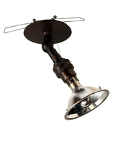 Authentage Marron Scheibe mit Federn 7 cm