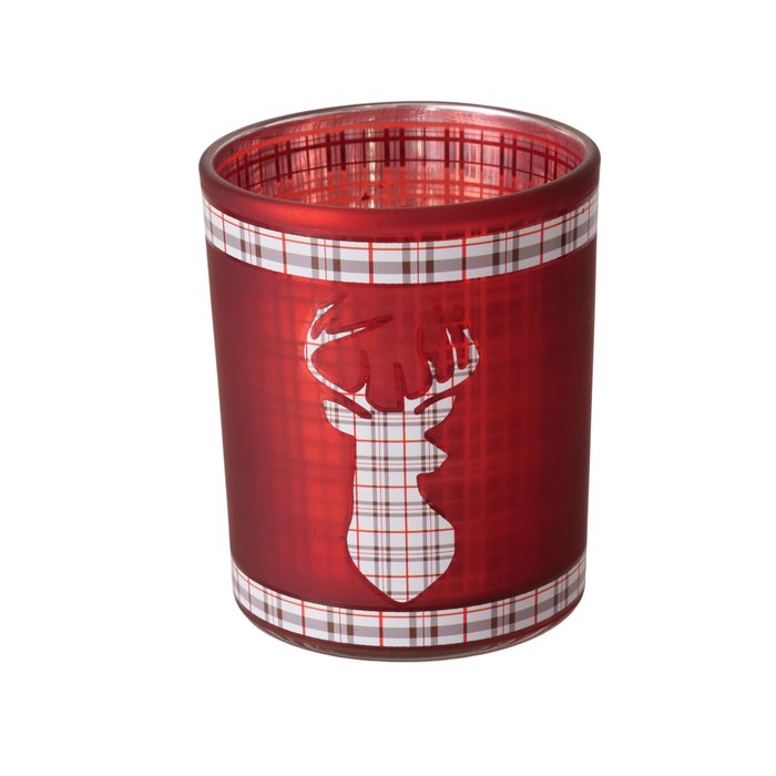 Theelicht hert rood S - (BO-2058482)