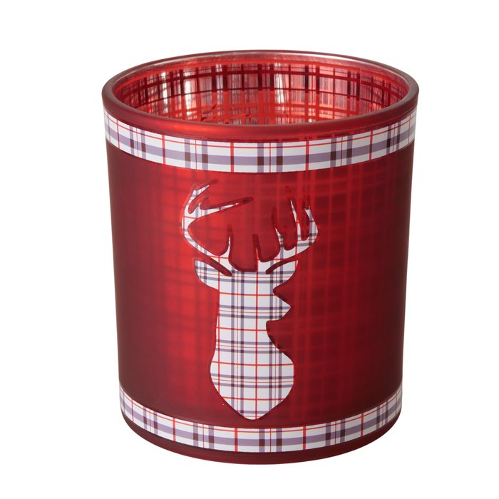 Theelicht hert rood L - (BO-2058483)