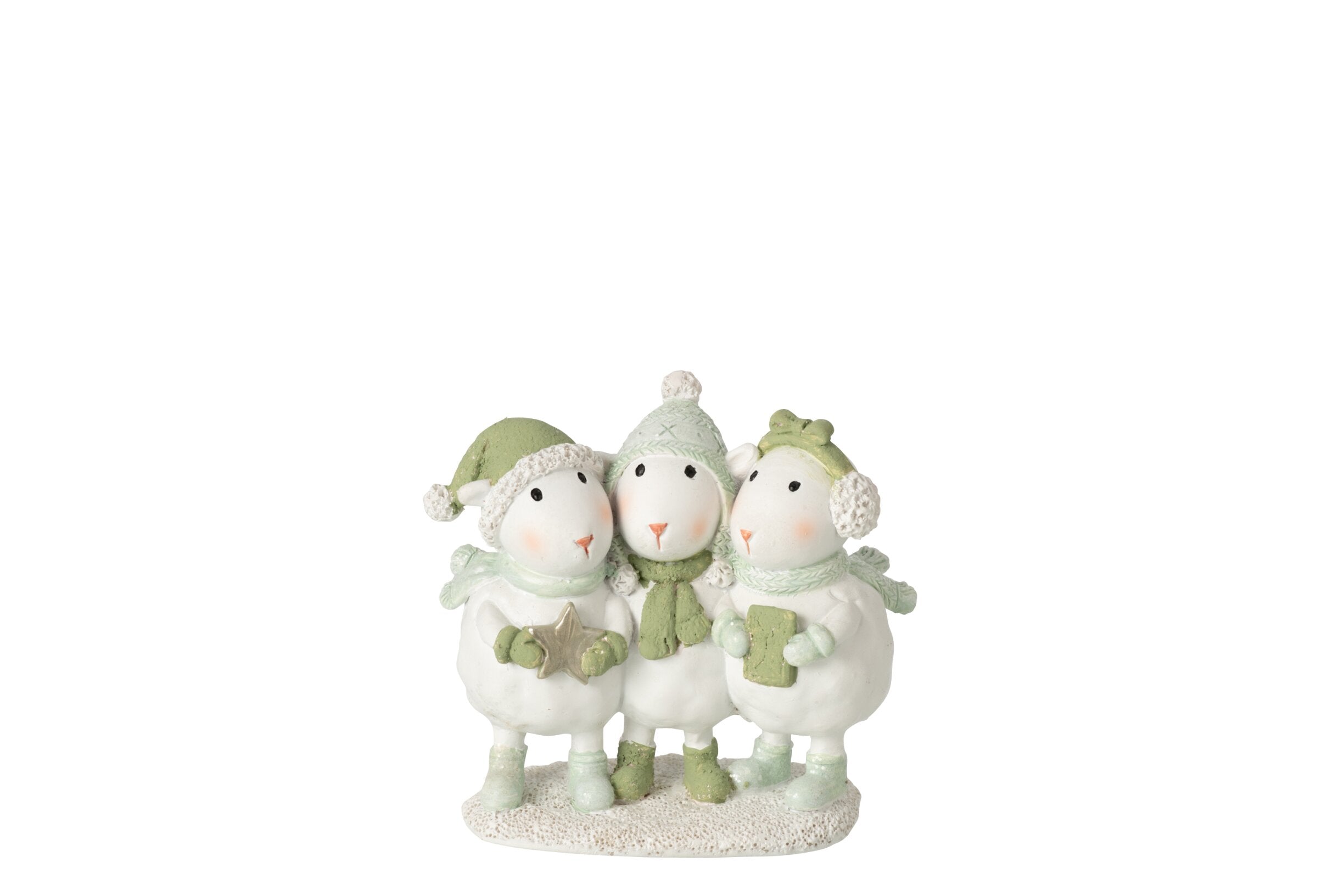 Schaap Winter Wit/Groen - (265039)