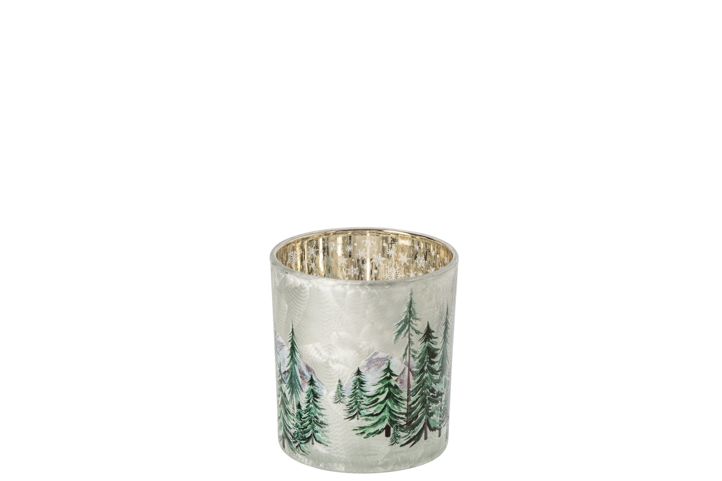 Kaarshouder Chrismas Tree Wit/Donkergroen S - (268718)