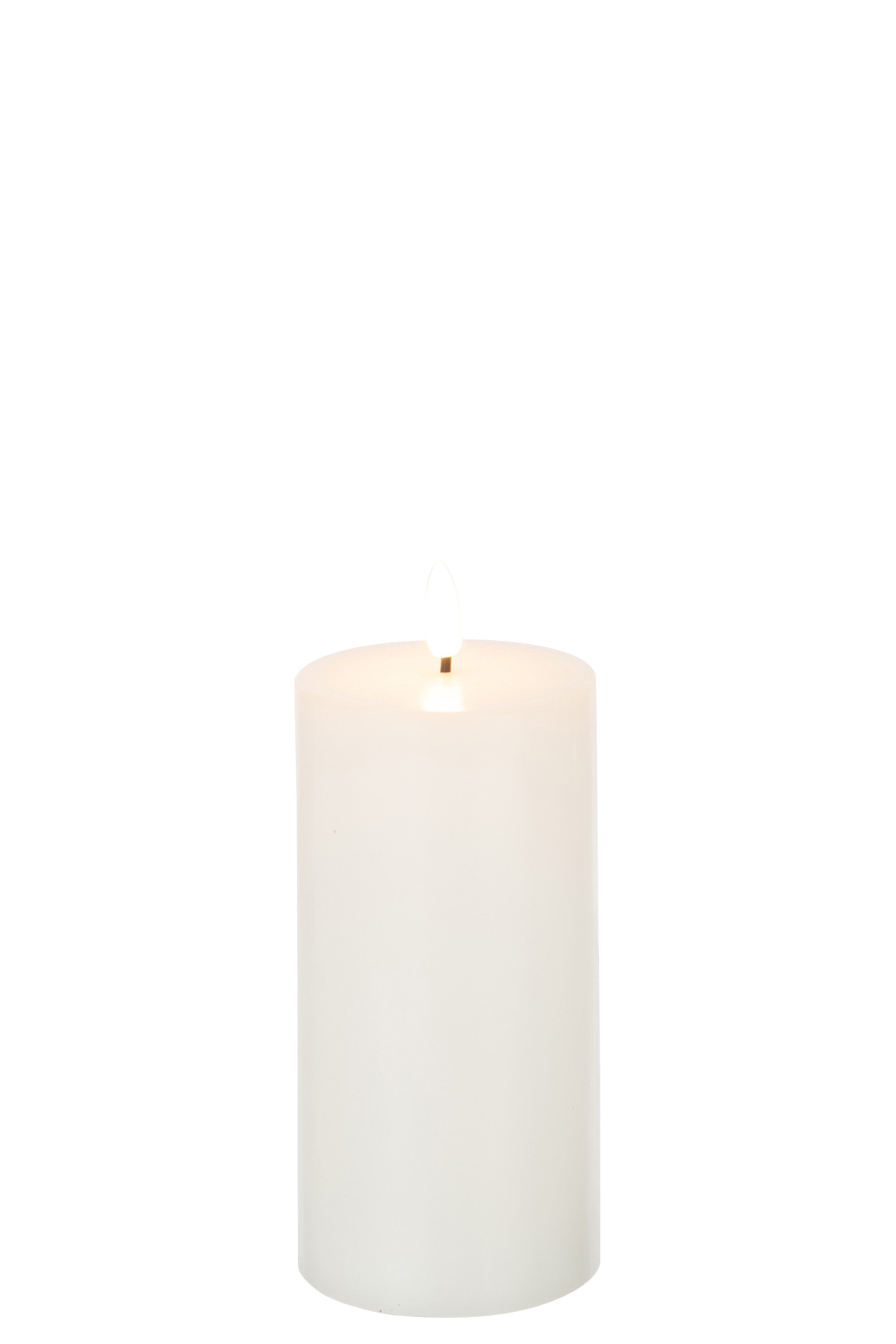 Kerze Led Weiß Medium - (26943)