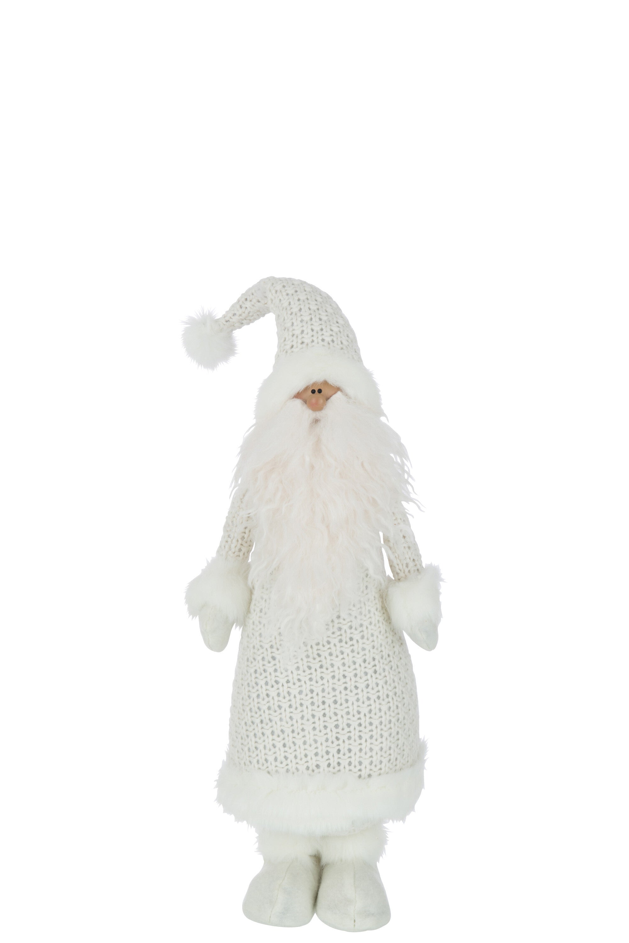 Père Noël en polyester blanc S - (35053)