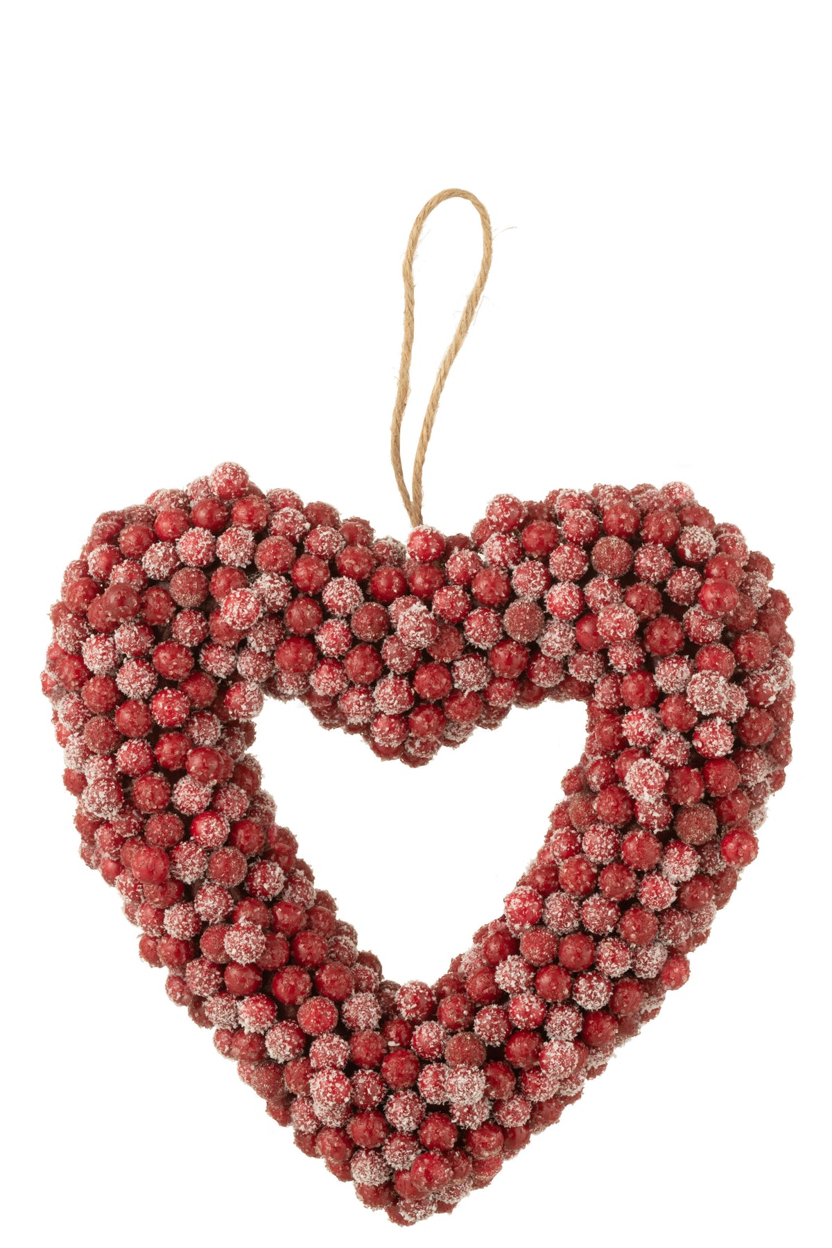 Hang Wreath Heart Bess Plast Ro - (36907)