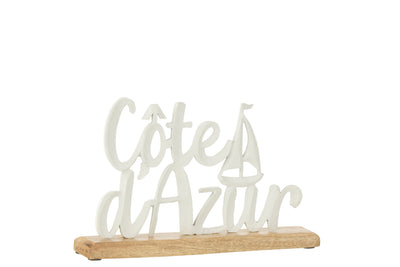 Cote D'Azur Op Voet Aluminium Wit - (40236)