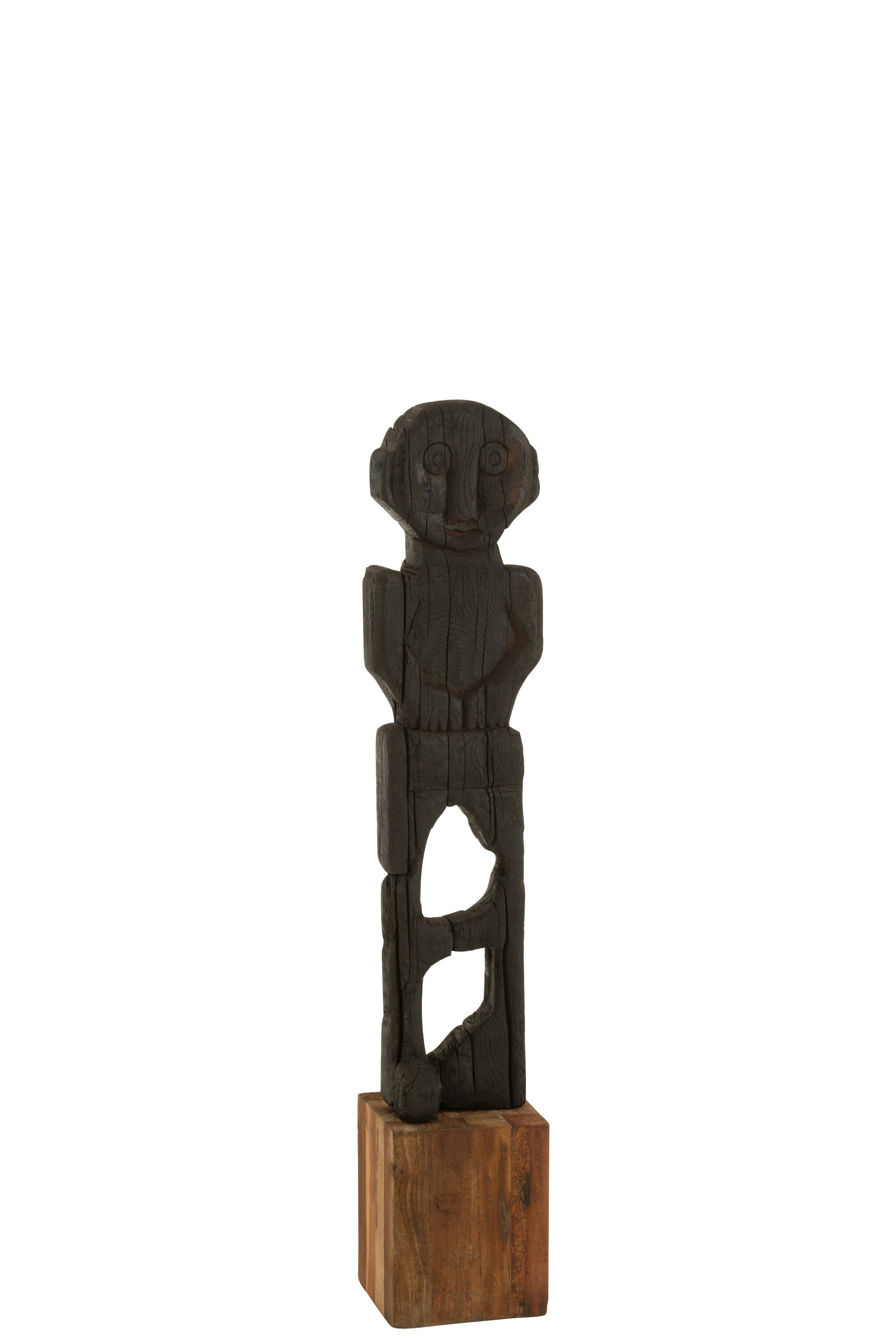 Statue Mara Rec Ht Zw/Nat (20X20X107.5Cm) - (40969)