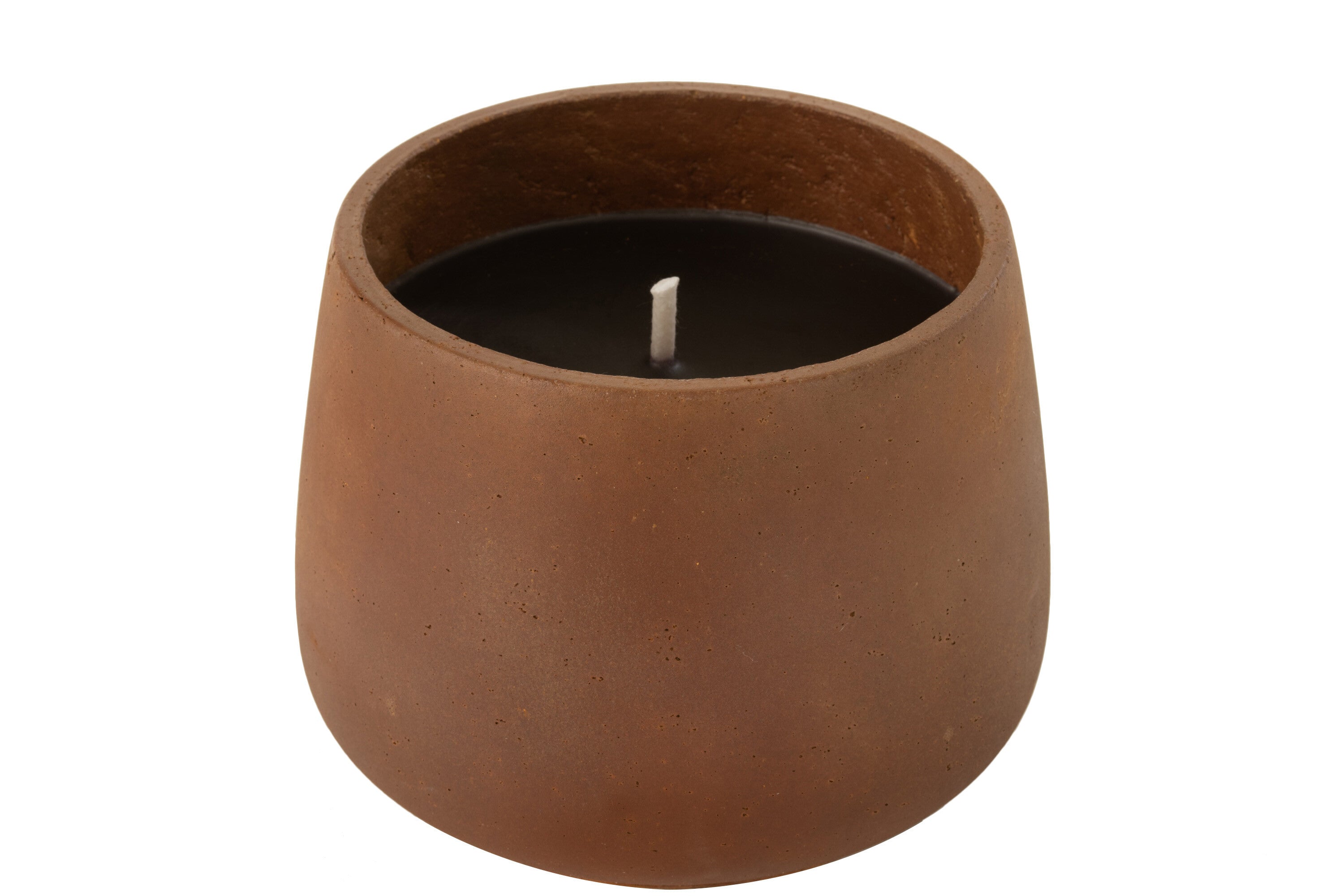 Outdoor Candle Cement Brown Large - 48U - (43342)