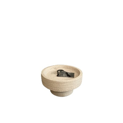 Still Candle Stand 6 Taupe - (46025)