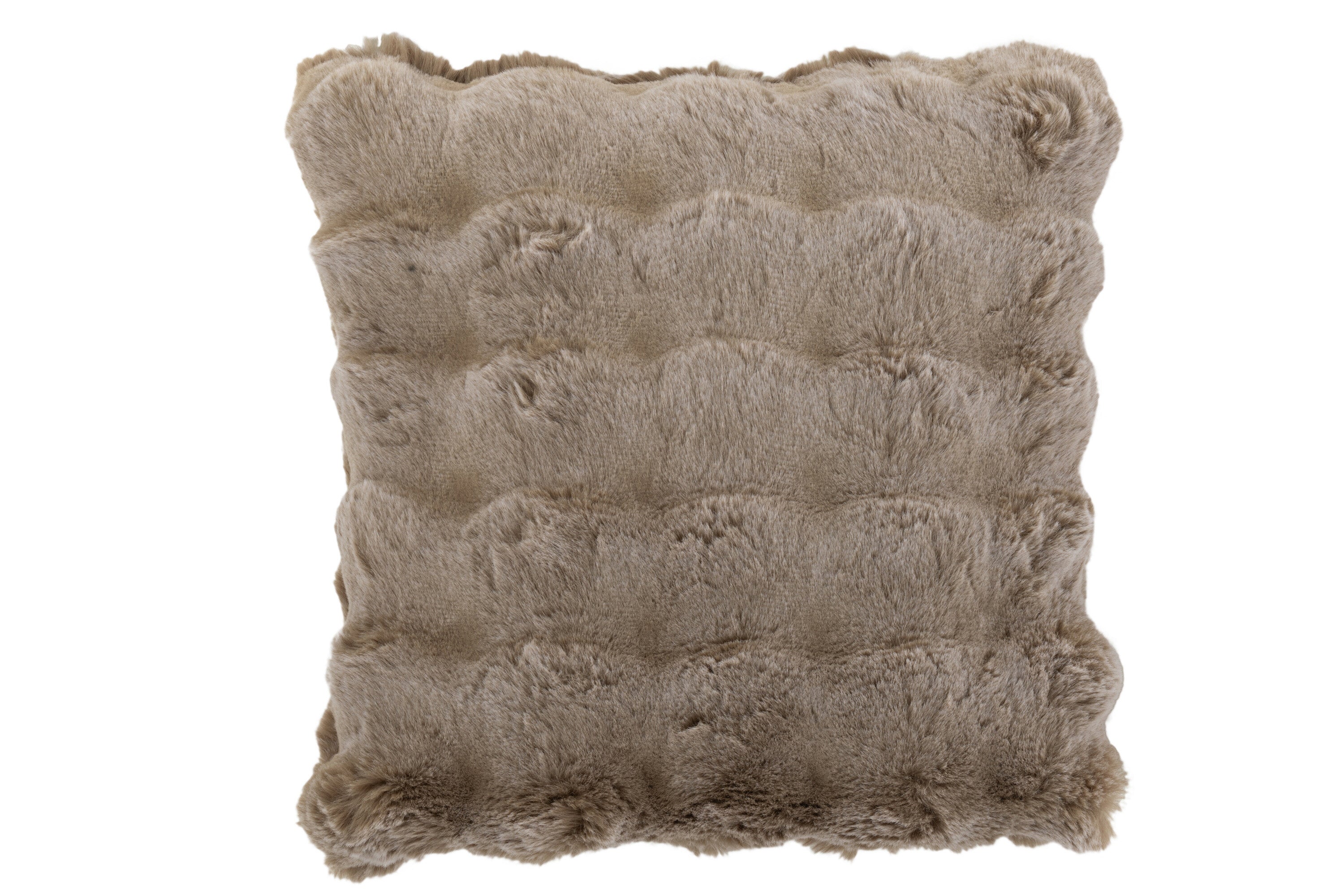 Kussen Wave Polyester Taupe (45X45X18Cm) - (46600)