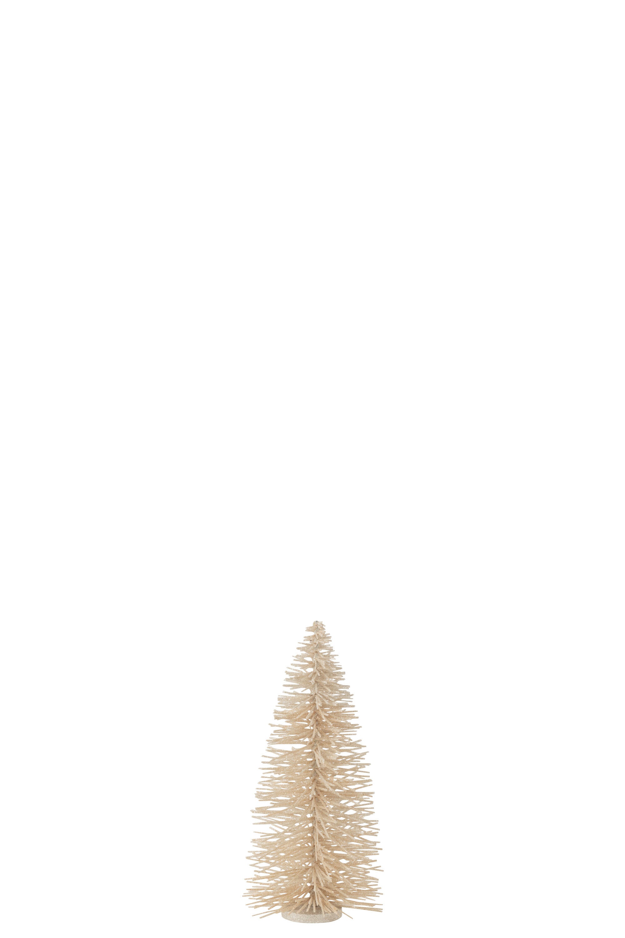 Kerstboom Glitter Hout Wit M (20X20X48Cm) - (47041)