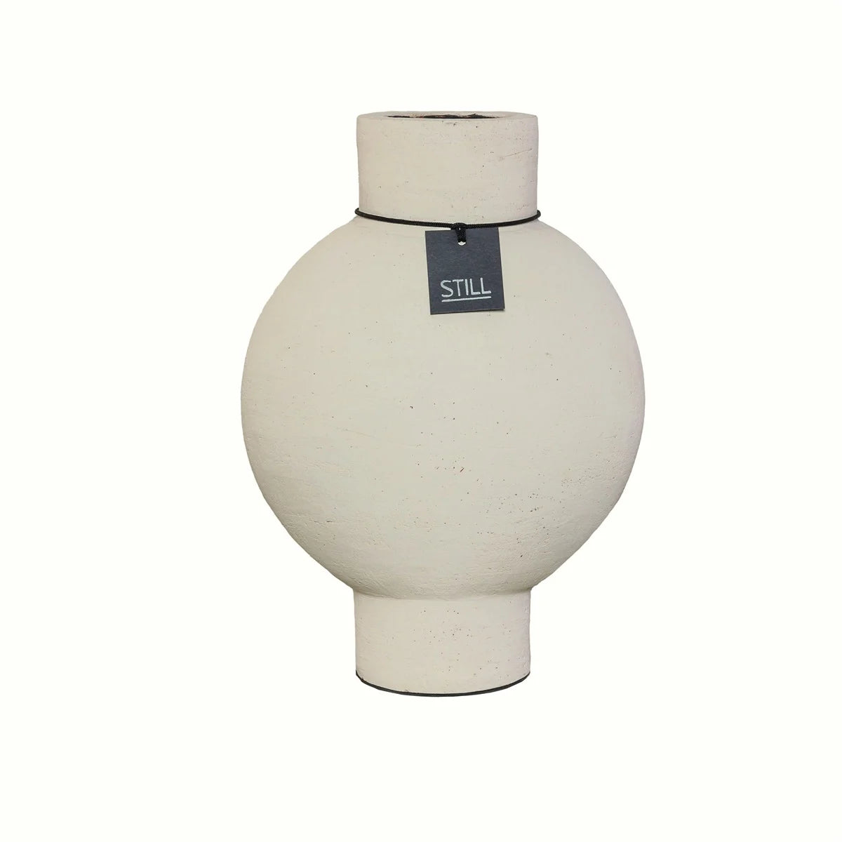 STILL Bulb Vase Oval L Beige - (47050)