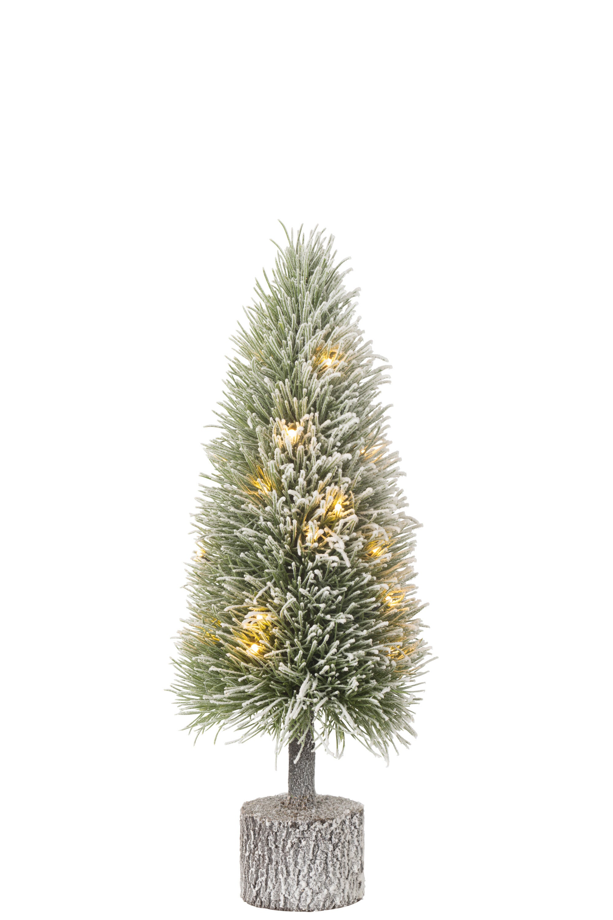 Kerstboom B+Led Kunstsneeuw Gr M (19X19X60Cm) - (48777)