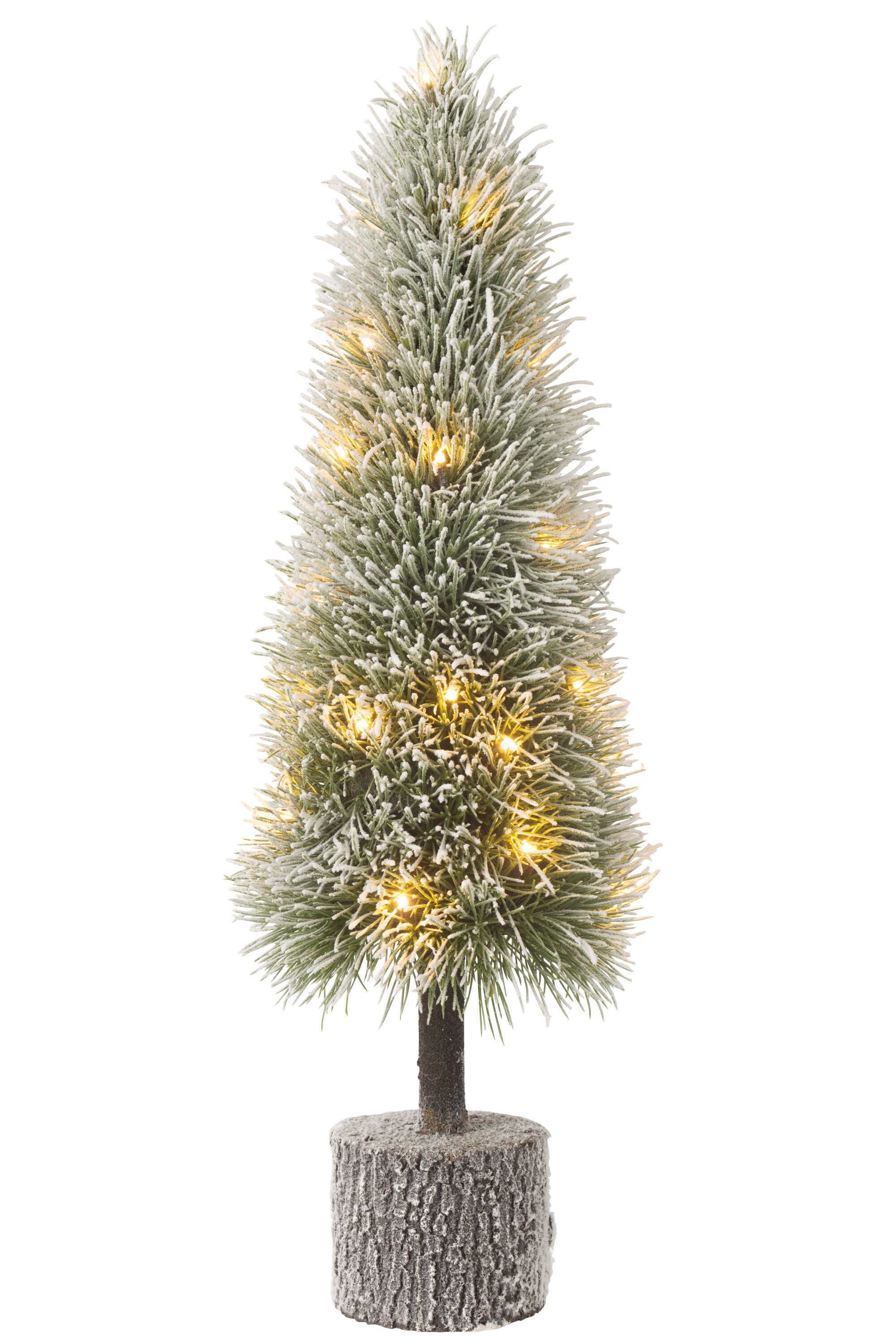 Kerstboom B+Led Kunstsneeuw Gr L (20X20X75Cm) - (48778)