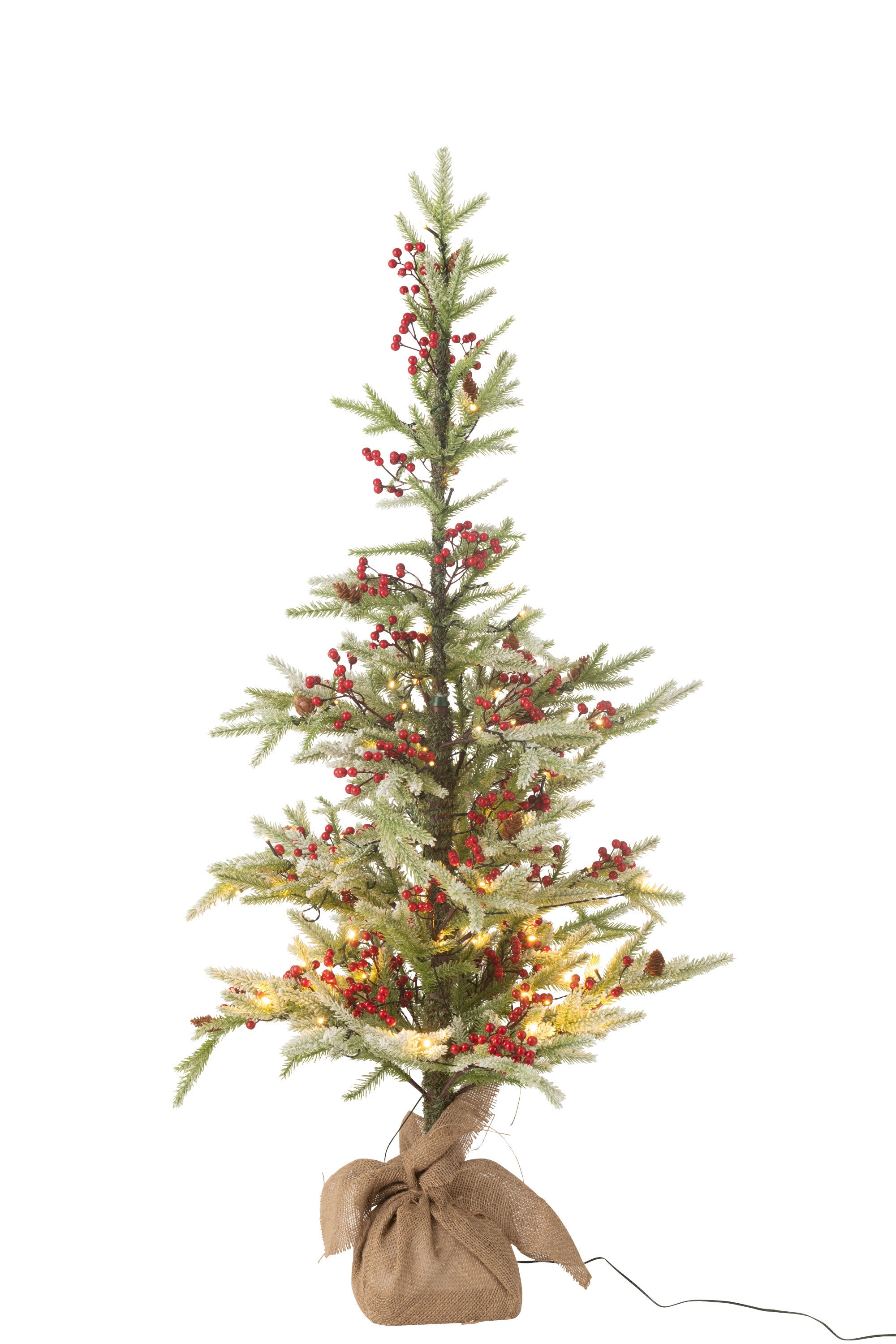 Kerstboom Jut Led G/R S (80X80X130Cm) - (48782)