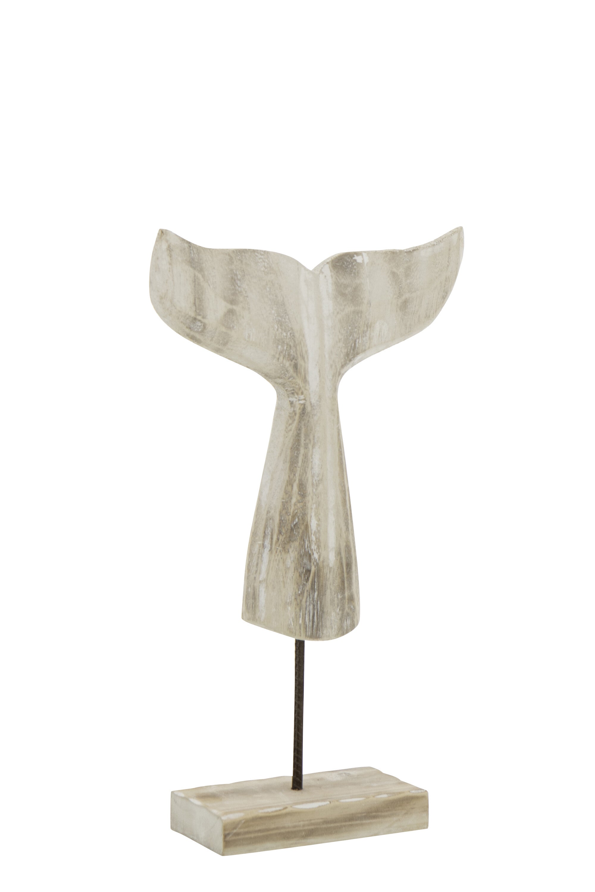 Walvis Staart Witgewassen Paulowniahout Naturel Large - (60646)