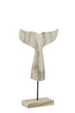 Walvis Staart Witgewassen Paulowniahout Naturel Large - (60646)