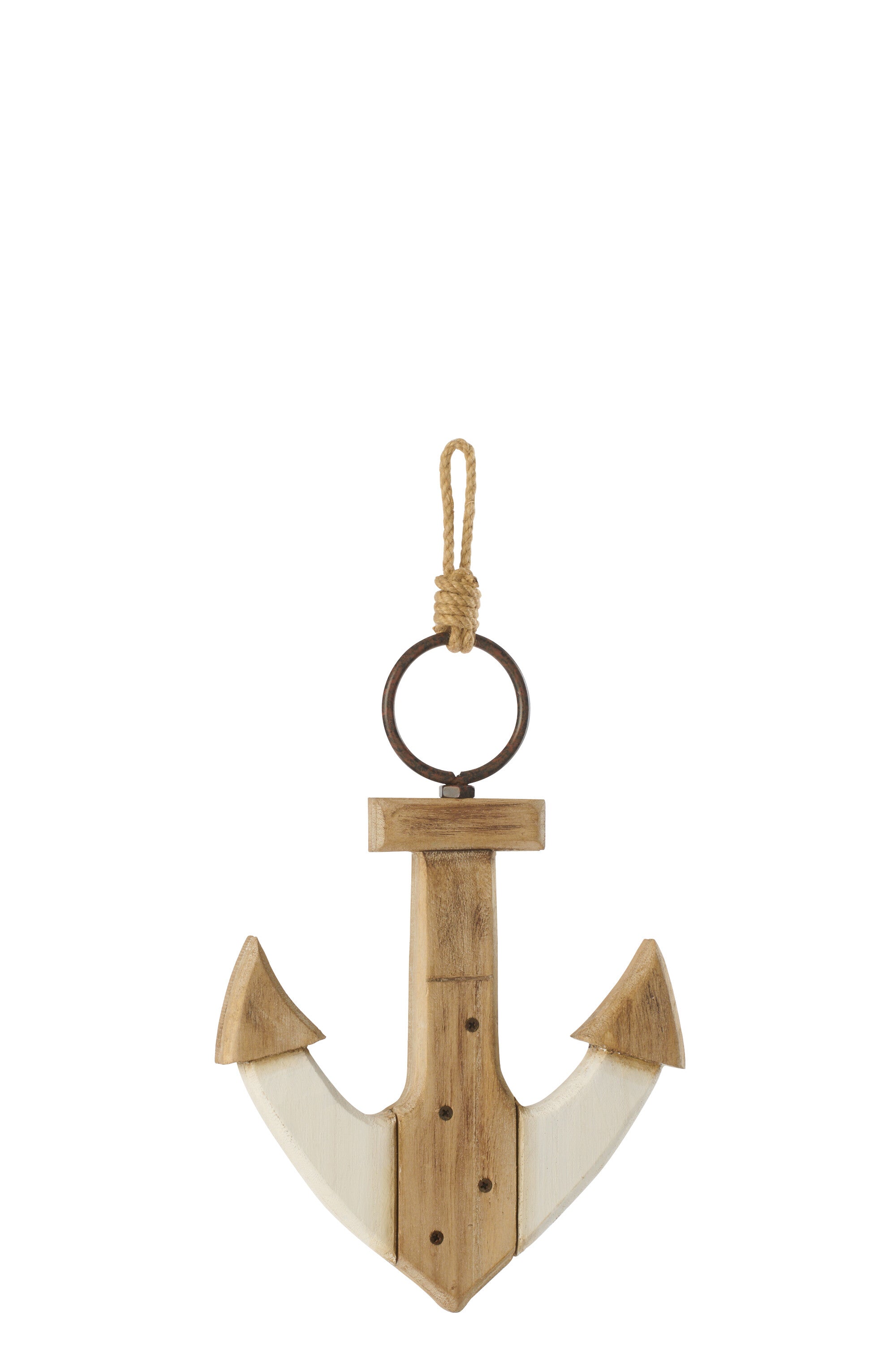 Anker Paulowniahout Naturel/Wit Small - (64633)