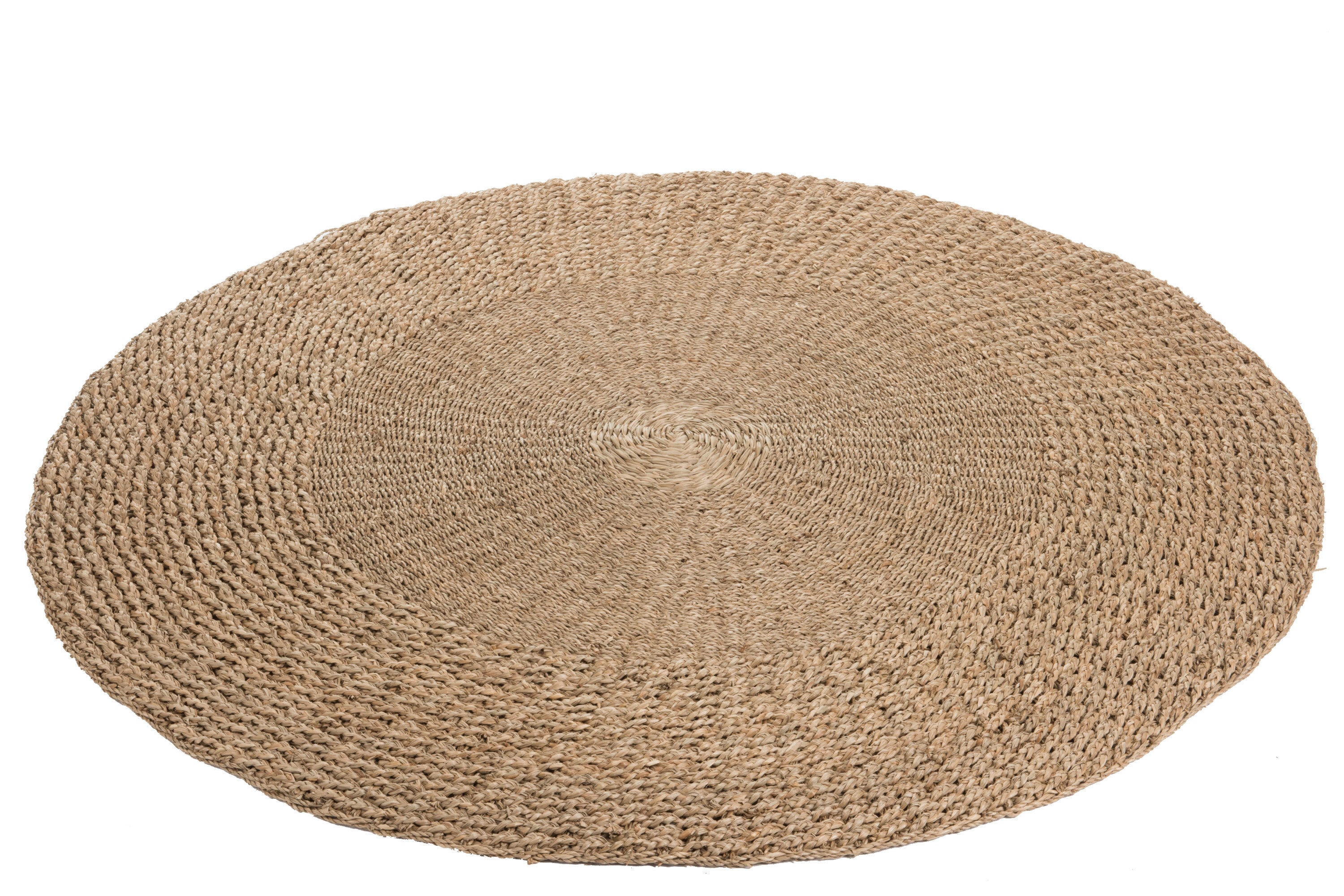 Tapijt Rond Gevlocht Zeegr Nat (120X120X1Cm) - (83851)