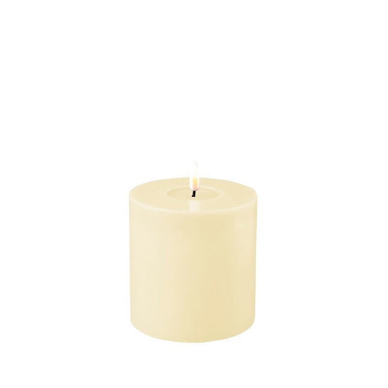 DELUXE Cream LED Candle 10x10 - (RF-0112)