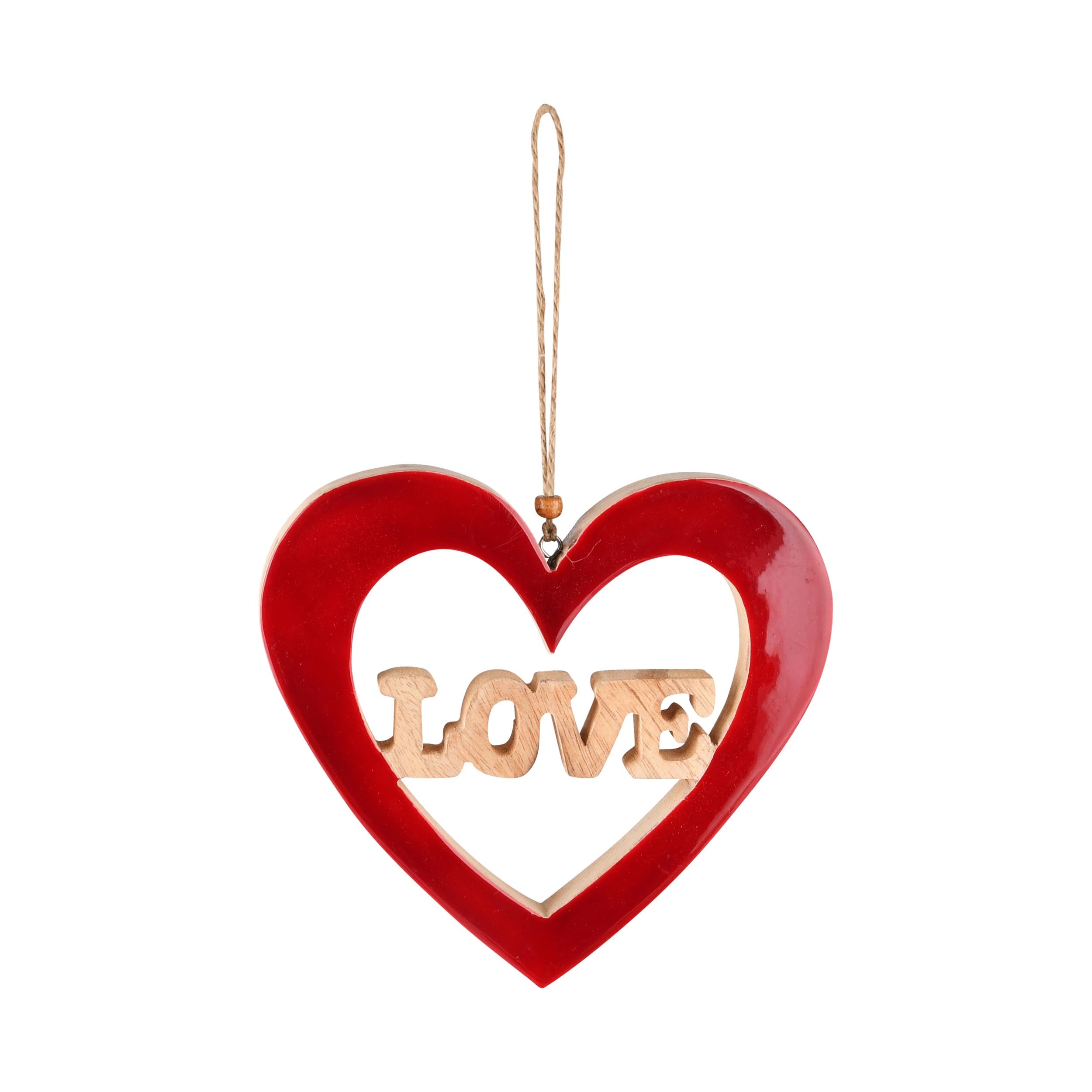 Pendant Heart Love Red- (Dt-238101A)