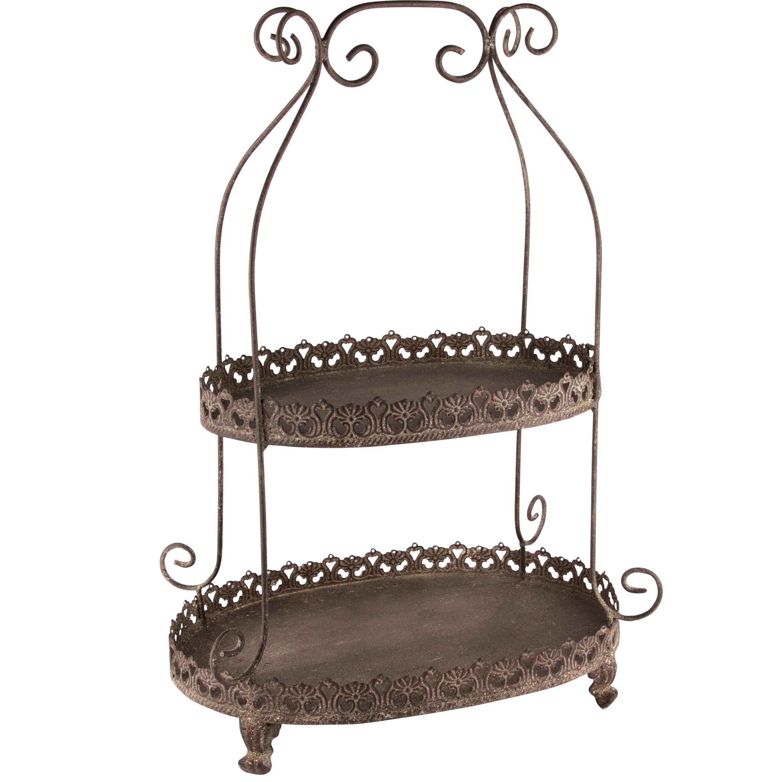 Etagere Oval Metal- (Dt-240297A)
