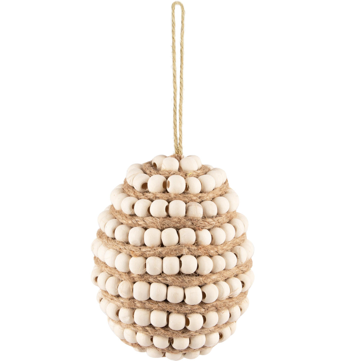 Pendentif Oeuf de Pâques avec perles- (Dt-240574A)