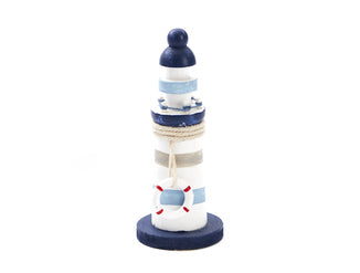 Vuurtoren wit blauw S - (CH-3726)