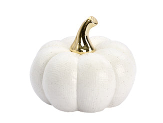 Pompoen crème gouden steel M - (CH-44252)