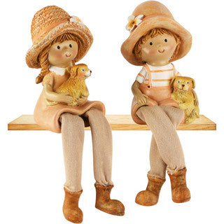 Koppel Kindjes Met Diertje Hb - (Dt-260333)