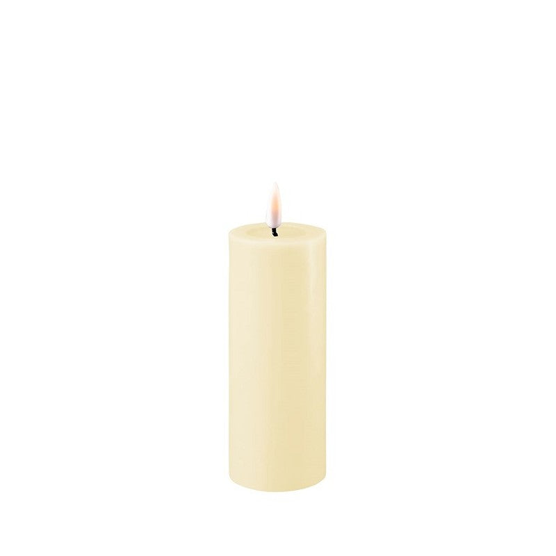 DELUXE Cream LED Candle 5x12,5 - (RF-0105)