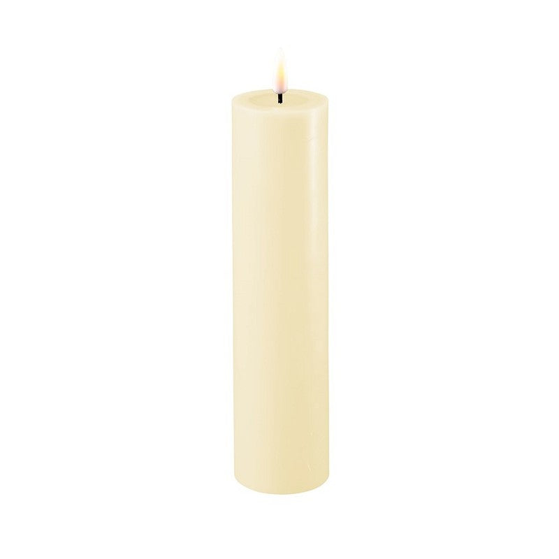 DELUXE Cream LED Candle 5x20 - (RF-0107)