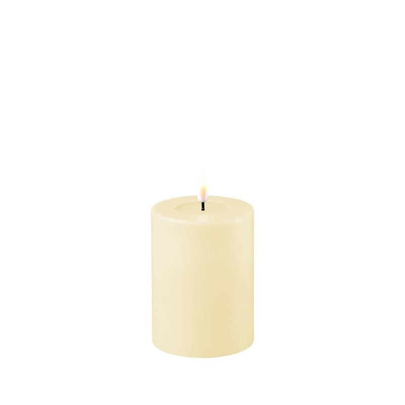 DELUXE Cream LED Candle 7,5x10 - (RF-0108)