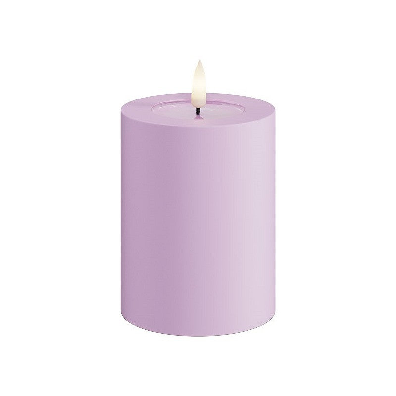 DELUXE Outdoor-Kerze Lavendel LED 7,5x10 - (RF-UL-0120)