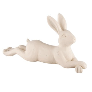 Bunny Liggend Buik Wit- (DT-240791)