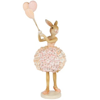 Bunny Staand Hartjesballon Roze- (DT-250507)