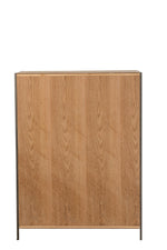 Cupboard Various Compartments Wood/Metal Natural