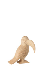 Toucan Albasia Wood Natural Small