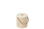 Cordon Bowl en bois de mangue blanchi à la chaux