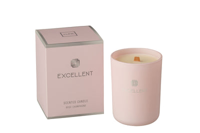 Scented Candle Excellent Glass Pink Small-50U