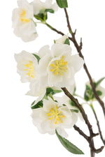 Blossom Tree Plastique Blanc/Marron Moyen - (12493)