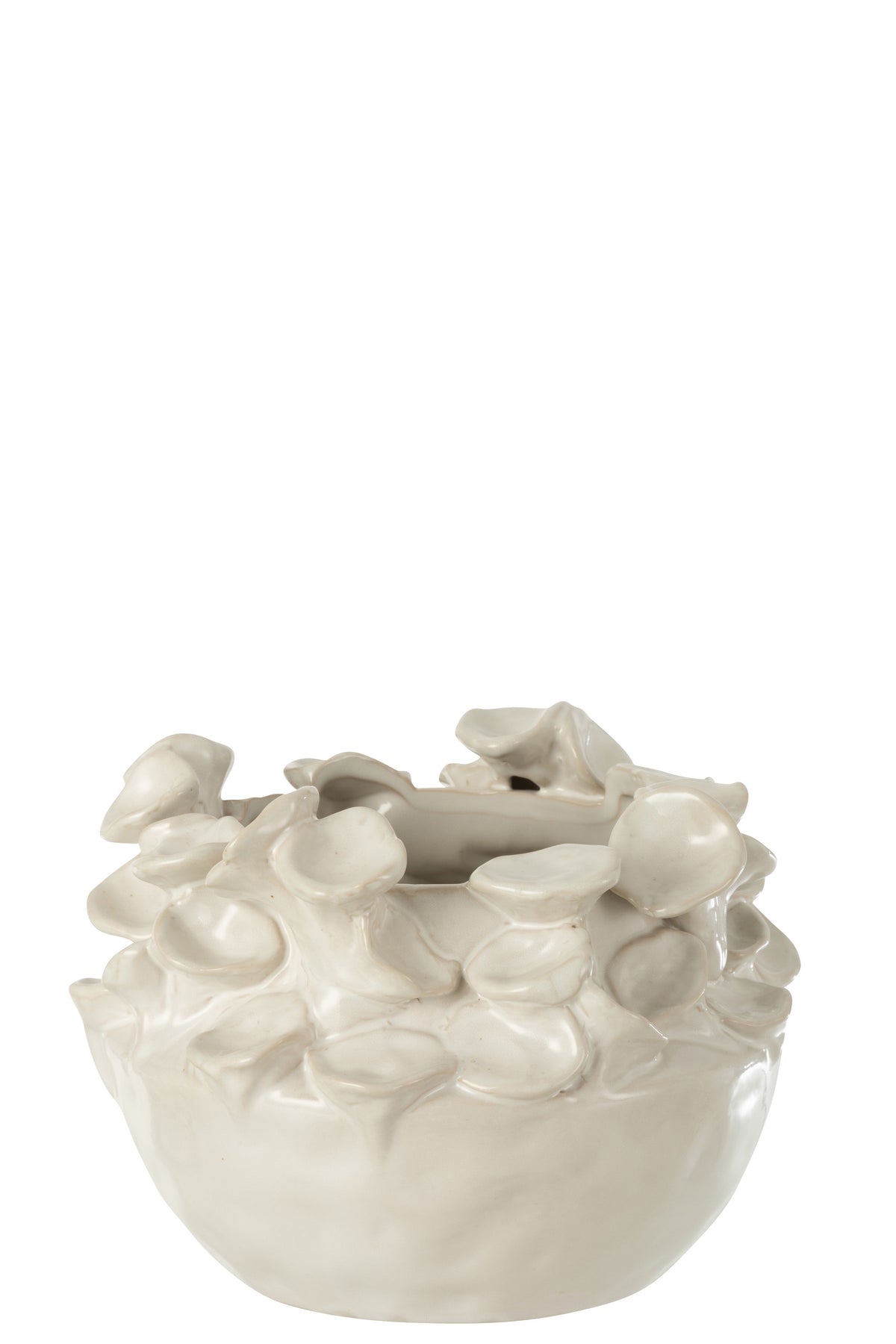 Vase Ibiza Céramique Blanc Petit - (12828)