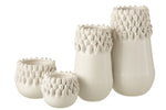 Vase Ibiza Ceramic White Small