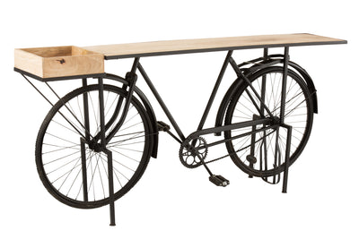 Console Bicycle Avec/Mang Noir/Mouillé - (1501)
