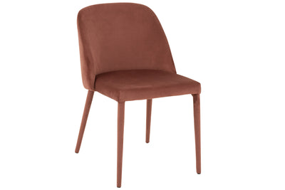 Chair Charl Tex/With Ant Pink - (15394)