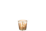 Windlicht Chloe Glass Transparent/Gold Small - (16890)