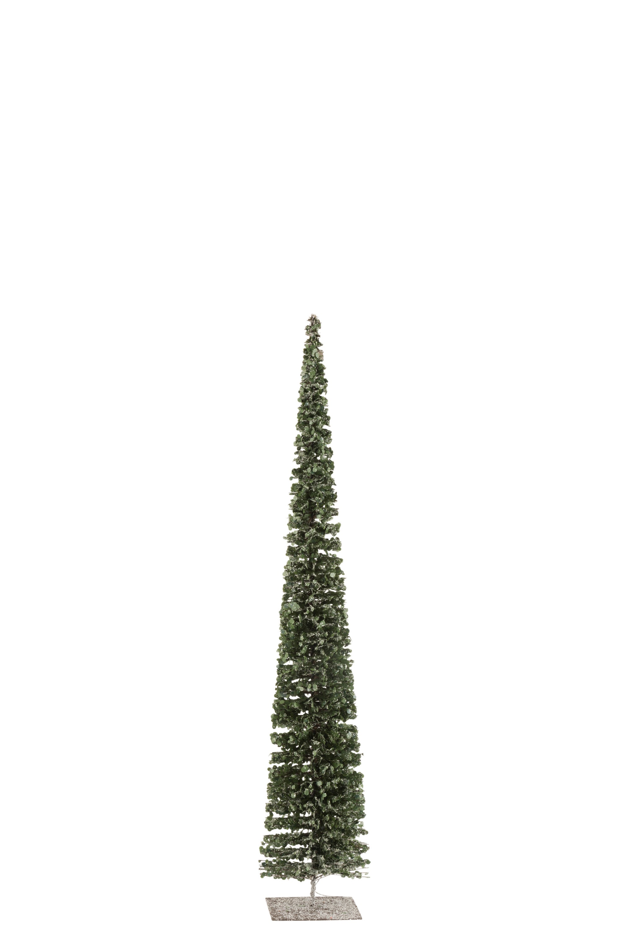 Arbre Déco Neige Plastique Vert Grand