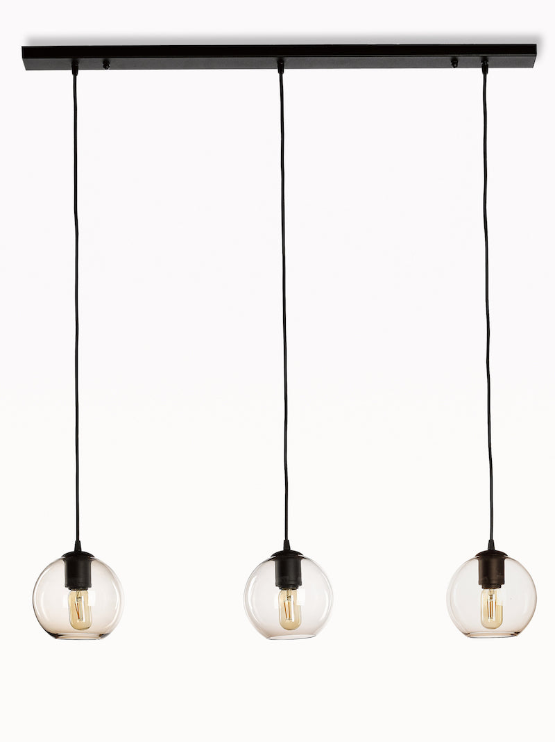 Pendant Lamp Contemporal Seattle Globe Small Topaz 3