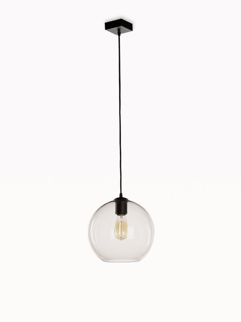 Pendant Lamp Contemporal Seattle Globe Large Topaz 1