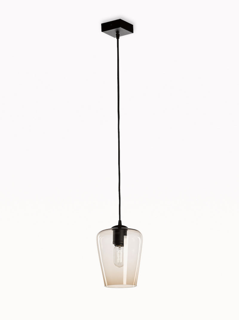 Pendant Lamp Contemporal Seattle Tulip Small Topaz 1